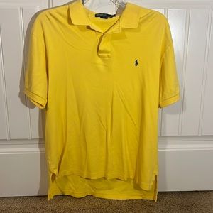 Polo by Ralph Lauren Yellow Polo Shirt Medium